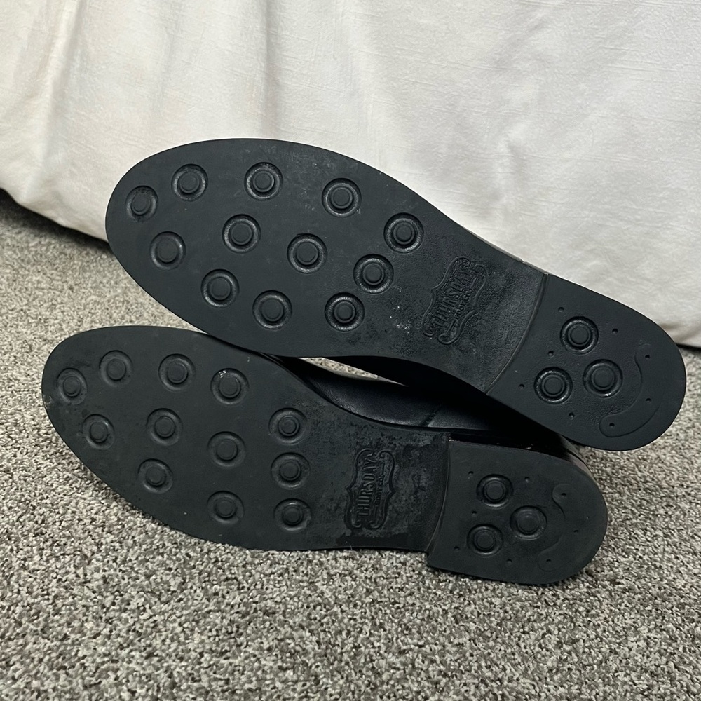 THURSDAY Duchess Leather Chelsea Boots 8 - Picture 6 of 9